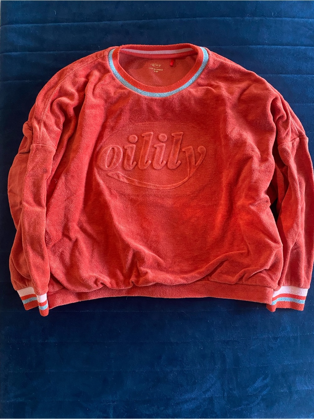 Oilily Kid’s Orange Logo Sweater